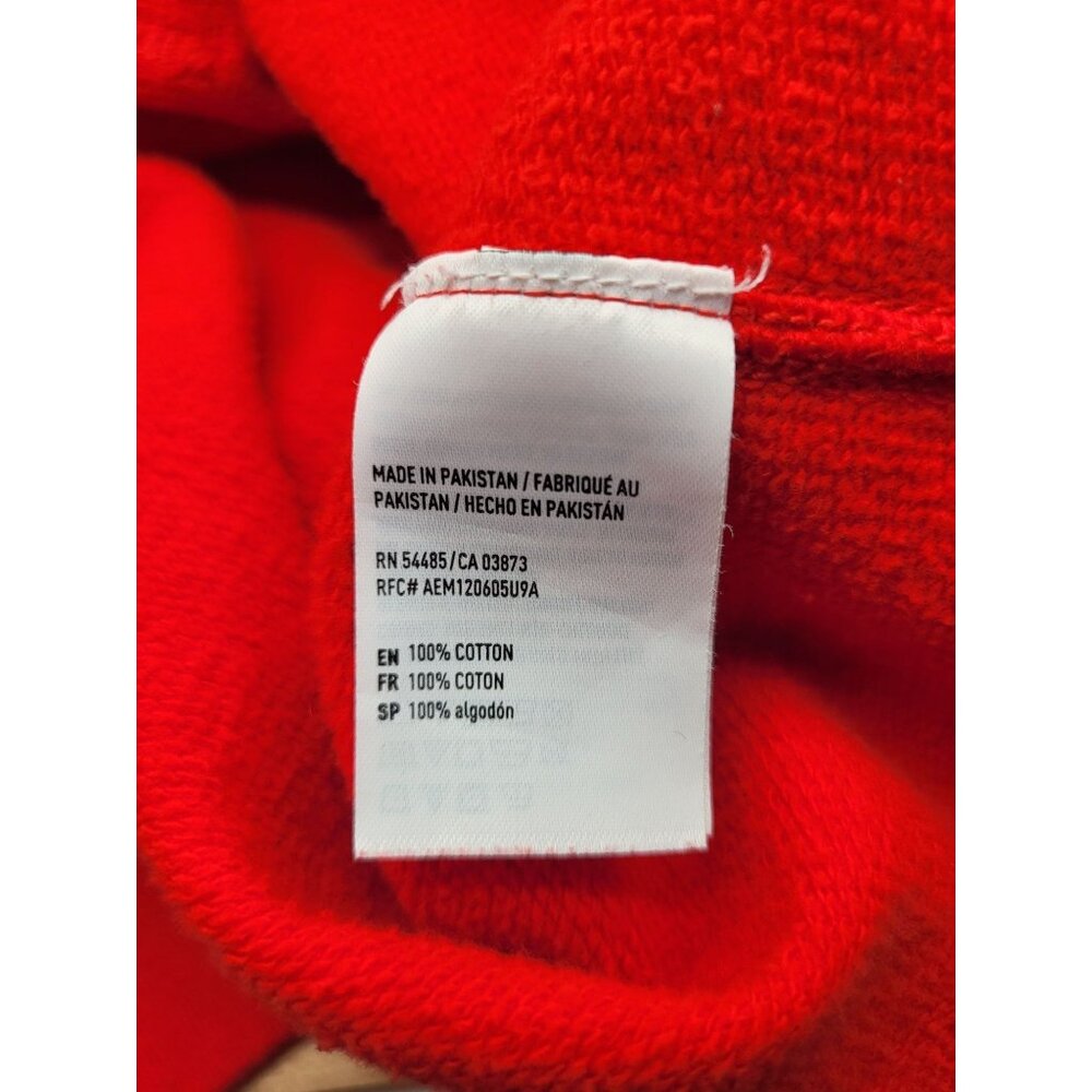 American Eagle Men's Small Red Graphic Logo Hoodie Sweatshirt y2k style - Picture 7 of 8